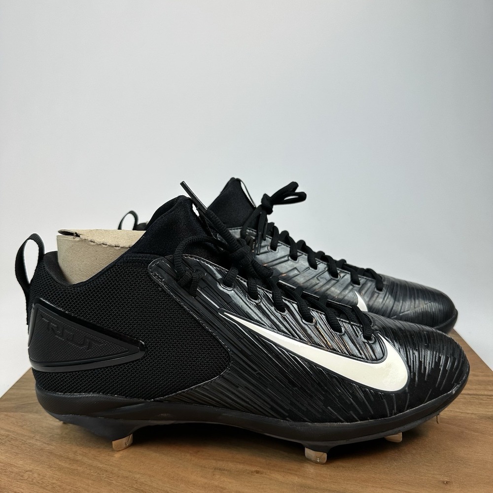 New Mens Nike Trout 3 Pro Black Low Baseball Sneakers Shoes Size 13 M